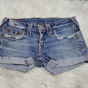 True Religion Women's Shorts 4 (27) Denim Shorts